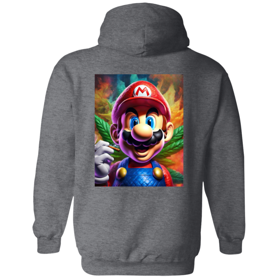 Branded Unisex 420 Mario Collection Pullover Hoodie 8 oz