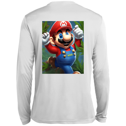 Branded 420 Mario Collection Men’s Long Sleeve Performance Tee