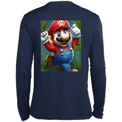 Branded 420 Mario Collection Men’s Long Sleeve Performance Tee