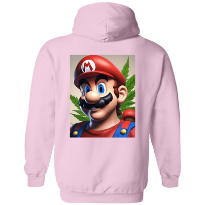 Branded Unisex 420 Mario Collection Pullover Hoodie 8 oz