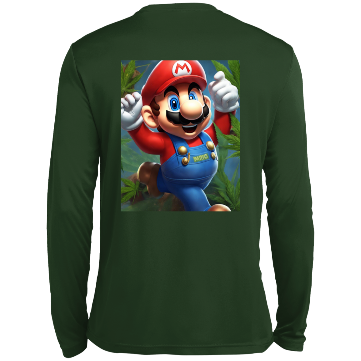 Branded 420 Mario Collection Men’s Long Sleeve Performance Tee