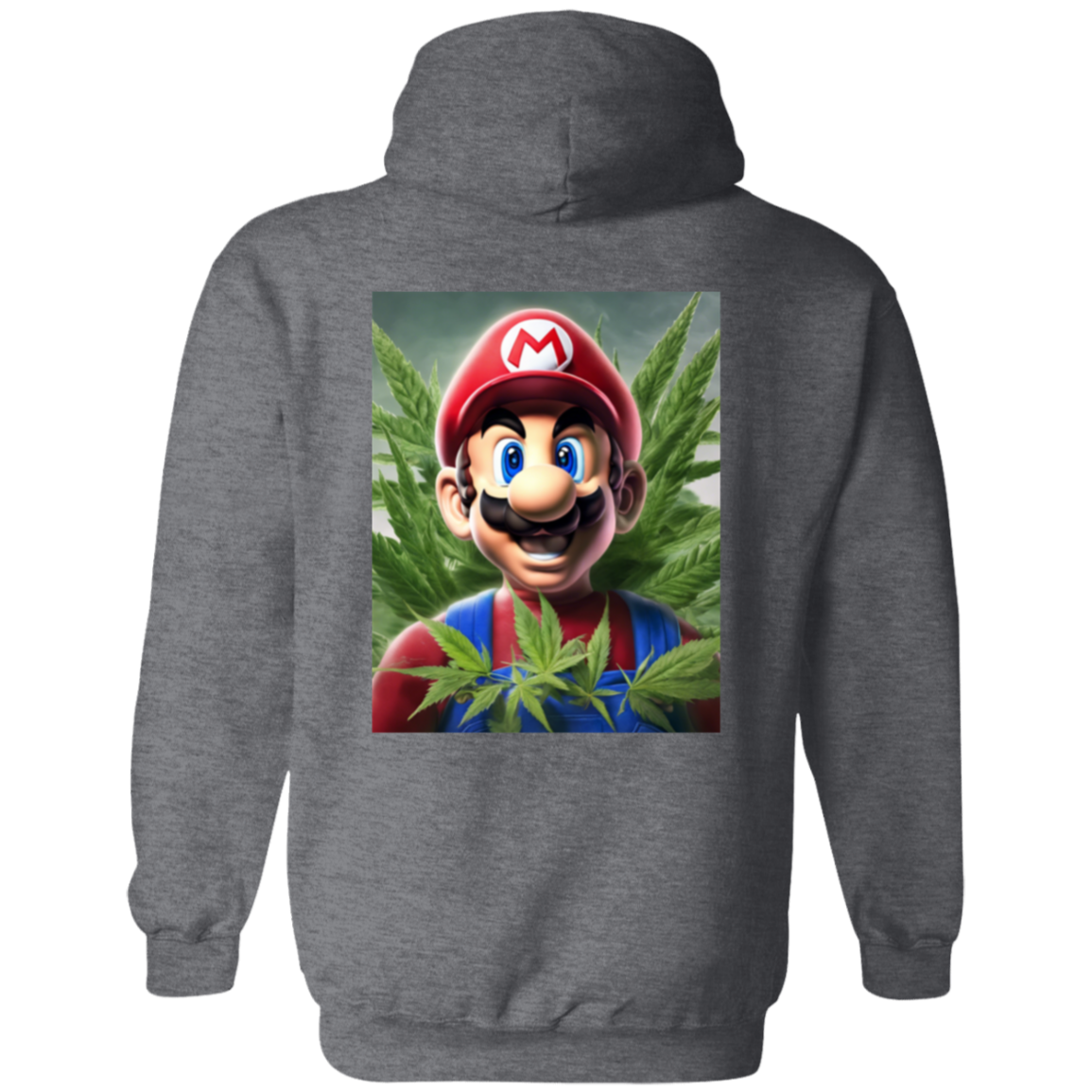 Branded Unisex 420 Mario Collection Pullover Hoodie 8 oz