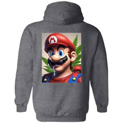 Branded Unisex 420 Mario Collection Pullover Hoodie 8 oz