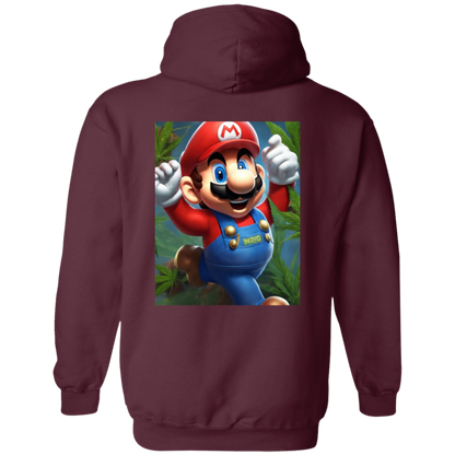 Branded  Unisex 420 Mario Collection Pullover Hoodie 8 oz