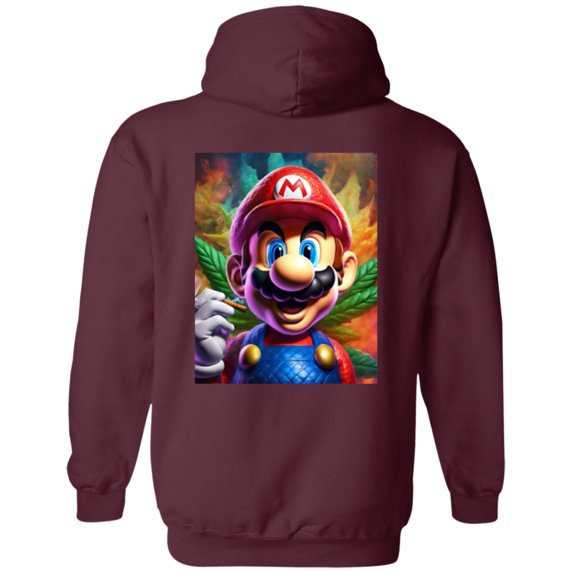 Branded Unisex 420 Mario Collection Pullover Hoodie 8 oz