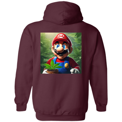 Branded Unisex 420 Mario Collection Pullover Hoodie 8 oz