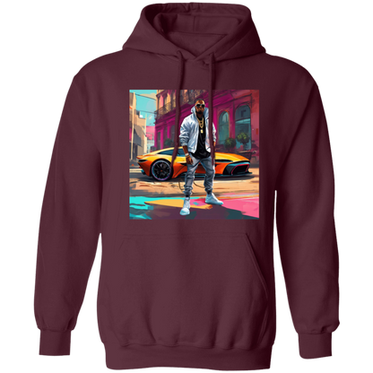 Hip Hop Pullover Hoodie 8 oz