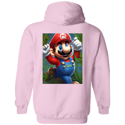 Branded  Unisex 420 Mario Collection Pullover Hoodie 8 oz