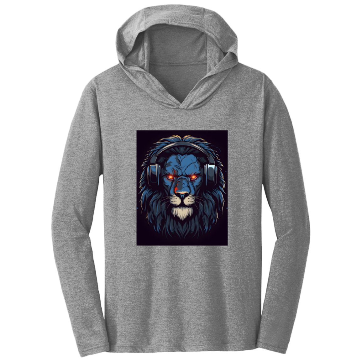 Urban Lion Triblend T-Shirt Hoodie