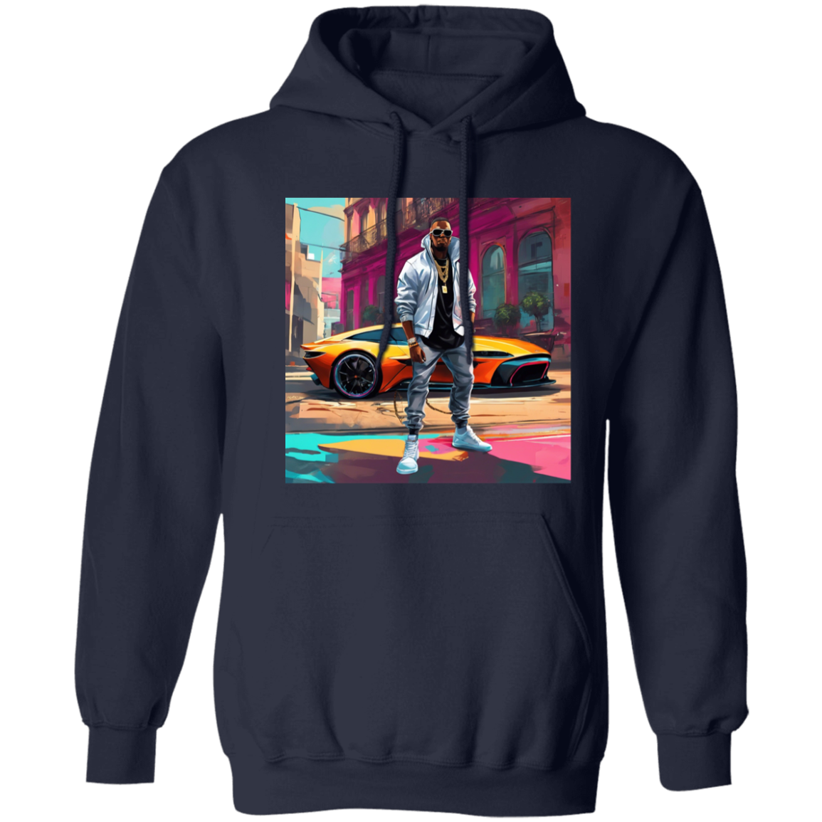 Hip Hop Pullover Hoodie 8 oz