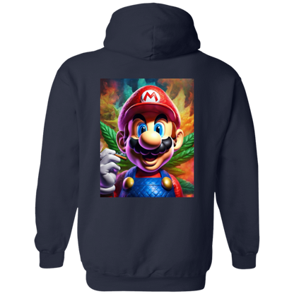 Branded Unisex 420 Mario Collection Pullover Hoodie 8 oz