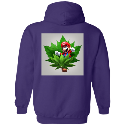 Branded Unisex 420 Mario Collection Pullover Hoodie 8 oz