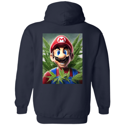 Branded Unisex 420 Mario Collection Pullover Hoodie 8 oz