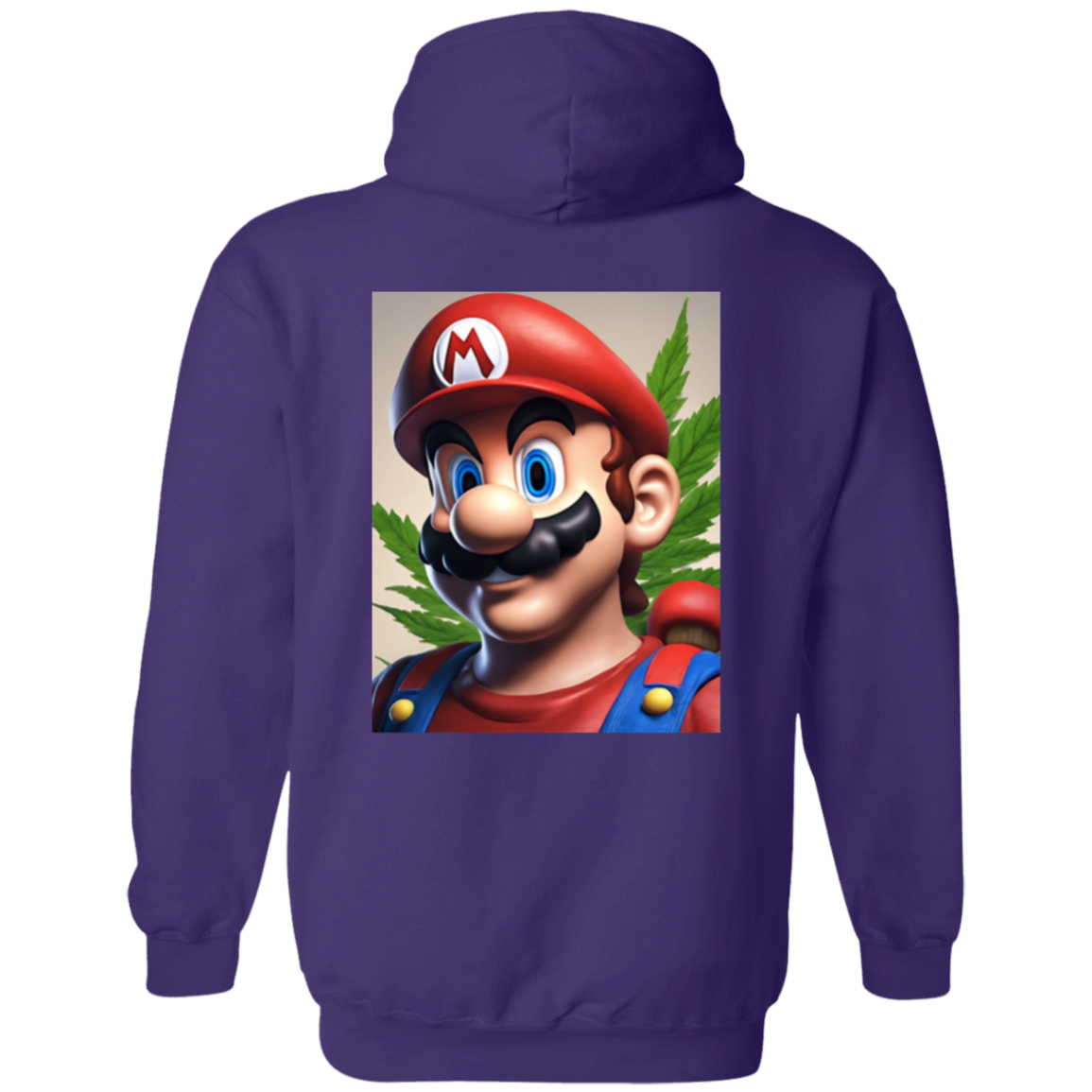 Branded Unisex 420 Mario Collection Pullover Hoodie 8 oz