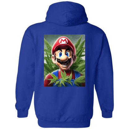 Branded Unisex 420 Mario Collection Pullover Hoodie 8 oz