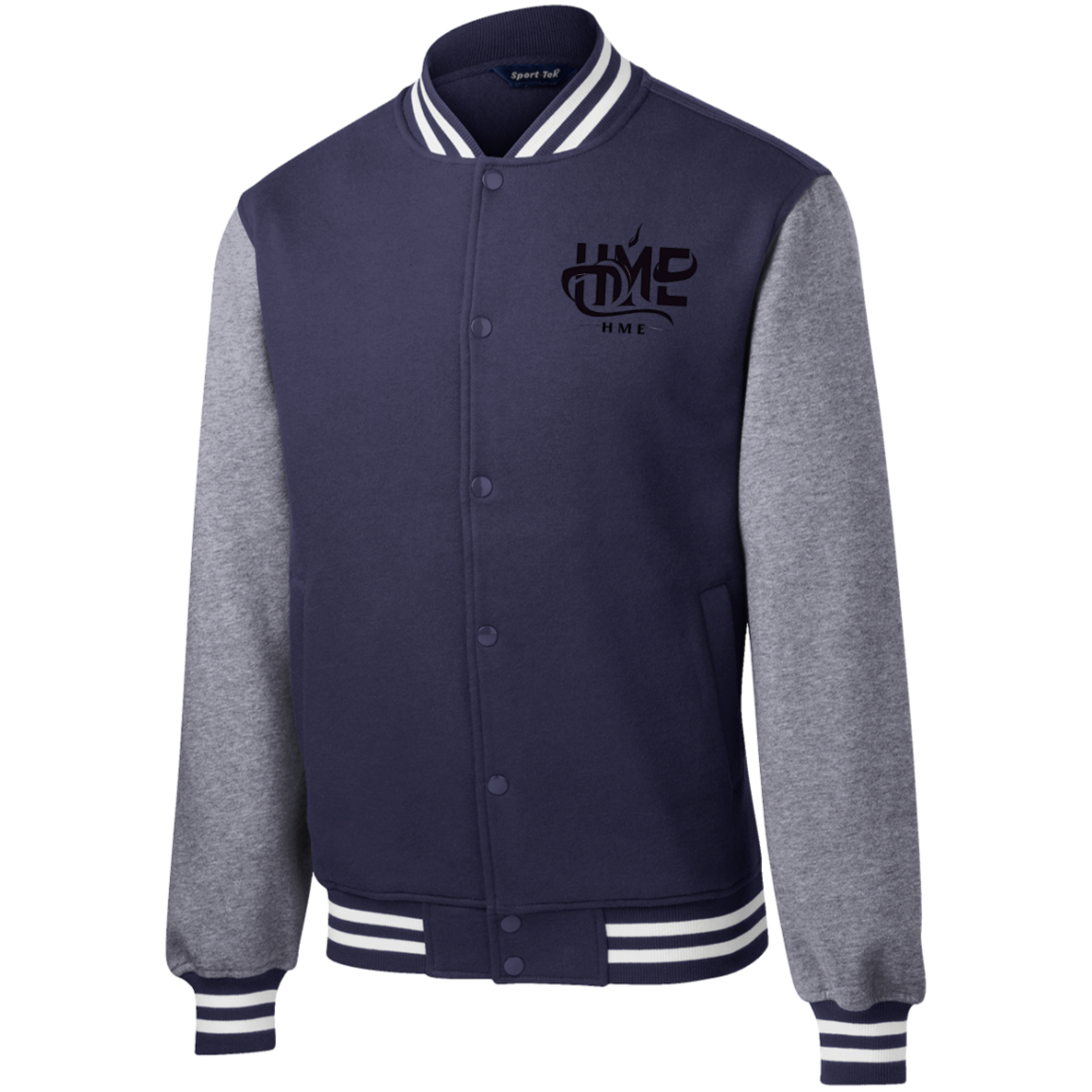 Fleece Letterman Jacket