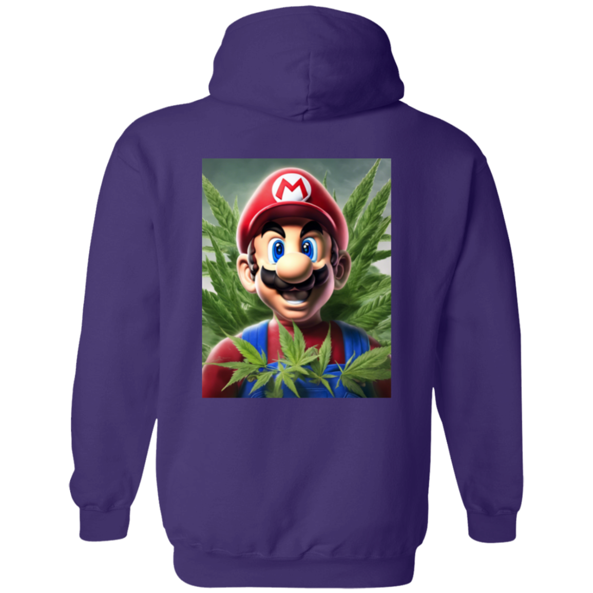 Branded Unisex 420 Mario Collection Pullover Hoodie 8 oz