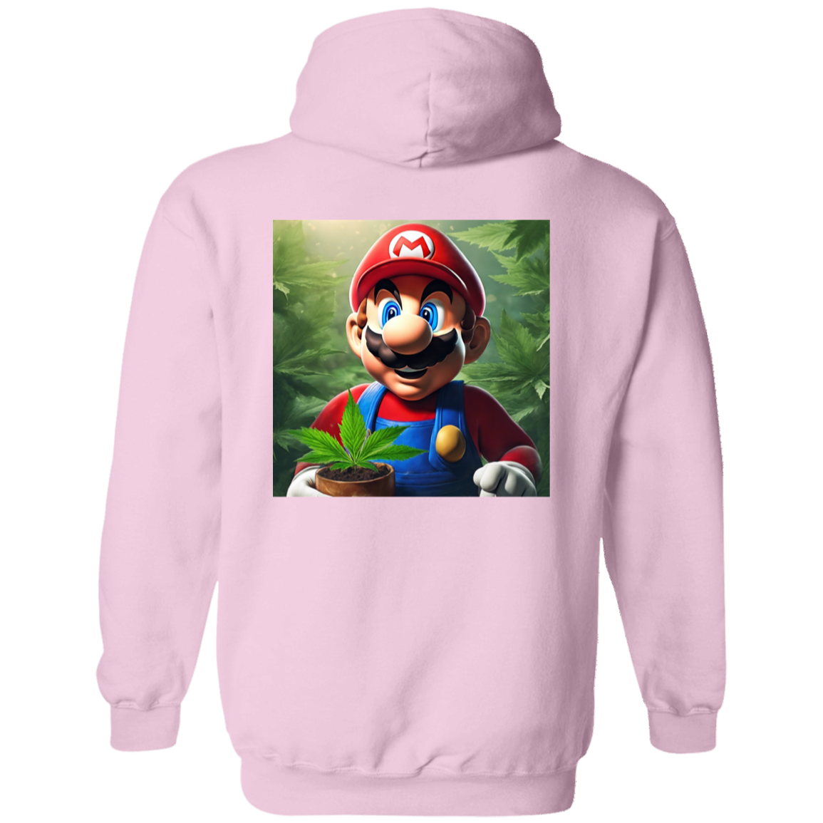 Branded Unisex 420 Mario Collection Pullover Hoodie 8 oz