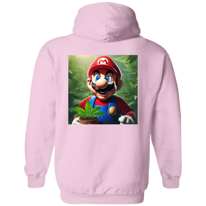 Branded Unisex 420 Mario Collection Pullover Hoodie 8 oz