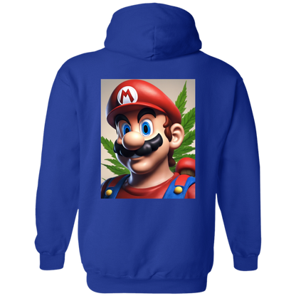 Branded Unisex 420 Mario Collection Pullover Hoodie 8 oz