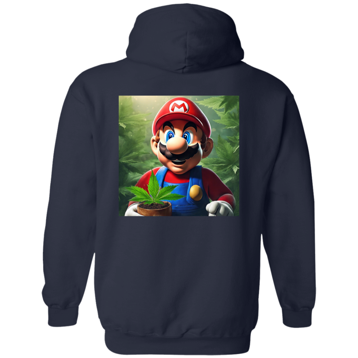 Branded Unisex 420 Mario Collection Pullover Hoodie 8 oz