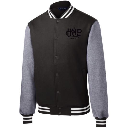 Fleece Letterman Jacket