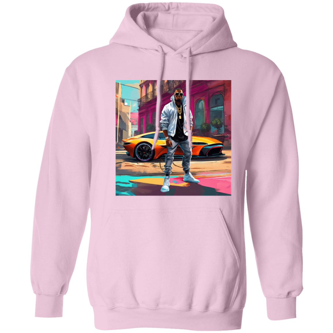 Hip Hop Pullover Hoodie 8 oz