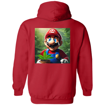 Branded Unisex 420 Mario Collection Pullover Hoodie 8 oz