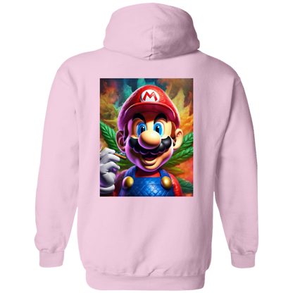 Branded Unisex 420 Mario Collection Pullover Hoodie 8 oz