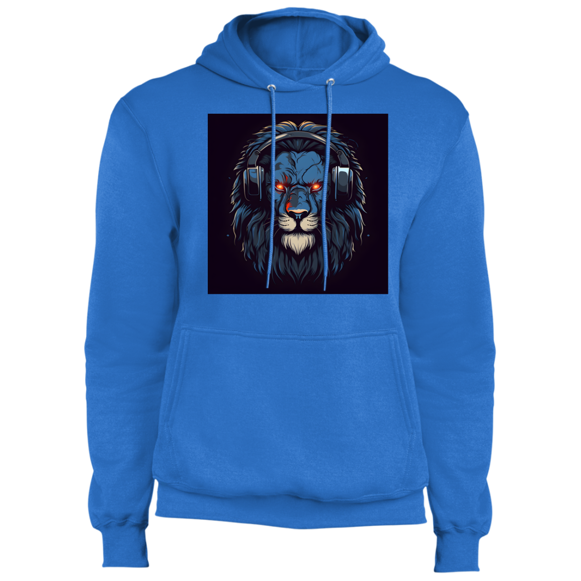 Unisex Urban Lion Core Fleece Pullover Hoodie