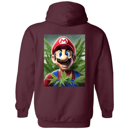 Branded Unisex 420 Mario Collection Pullover Hoodie 8 oz