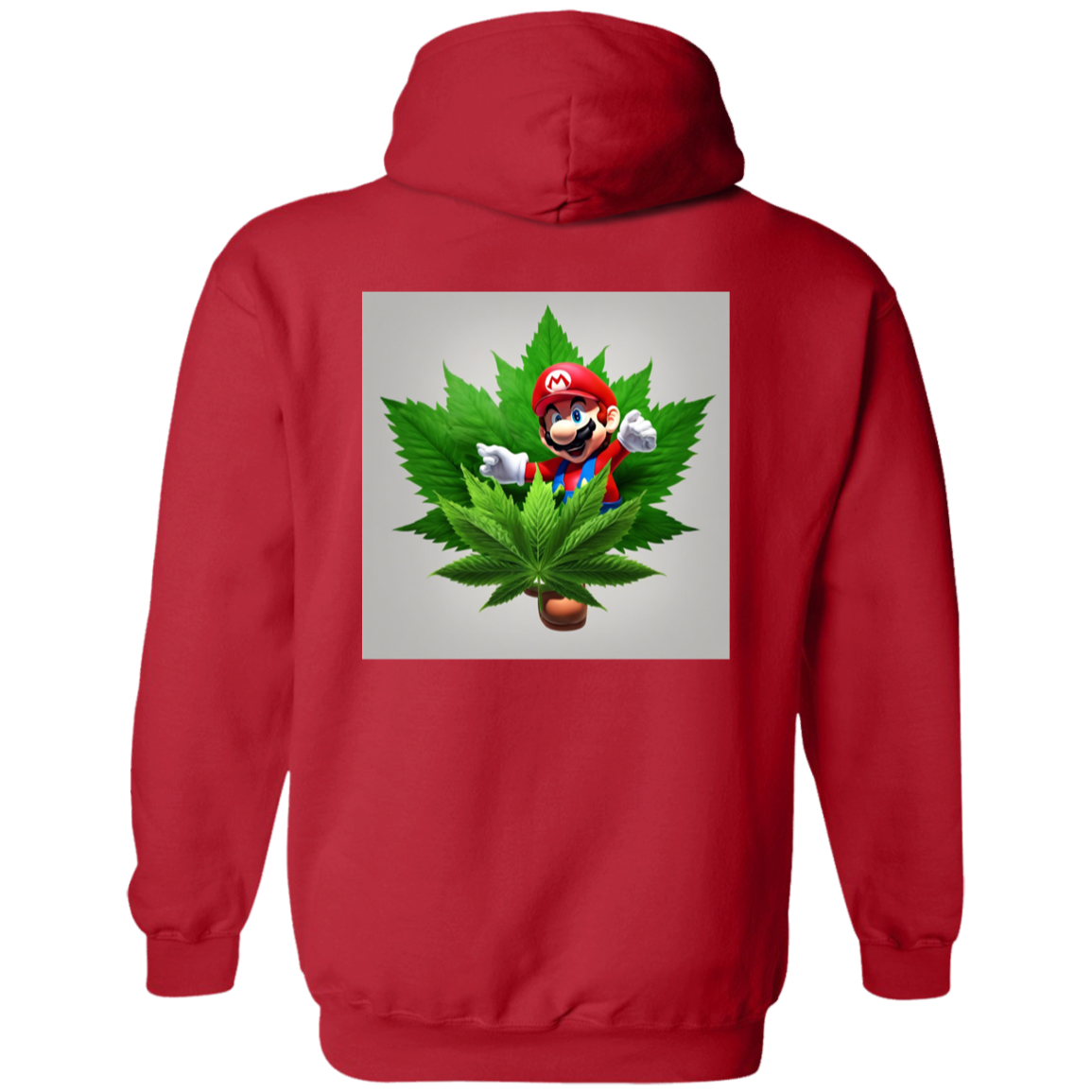 Branded Unisex 420 Mario Collection Pullover Hoodie 8 oz