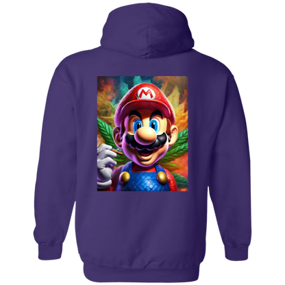 Branded Unisex 420 Mario Collection Pullover Hoodie 8 oz