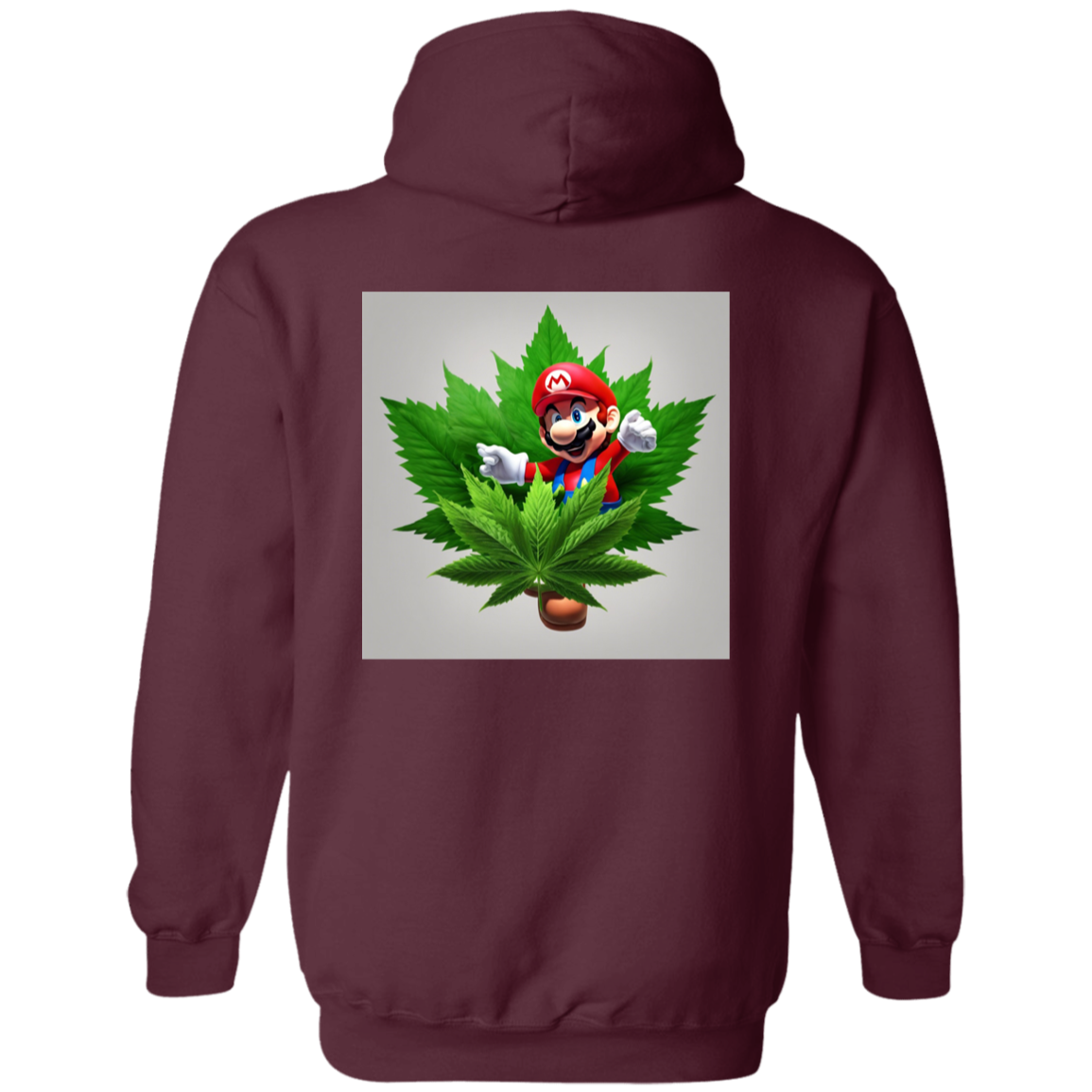 Branded Unisex 420 Mario Collection Pullover Hoodie 8 oz