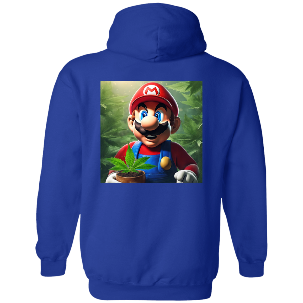 Branded Unisex 420 Mario Collection Pullover Hoodie 8 oz