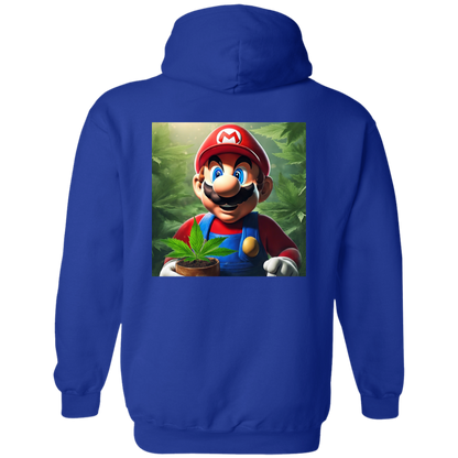 Branded Unisex 420 Mario Collection Pullover Hoodie 8 oz