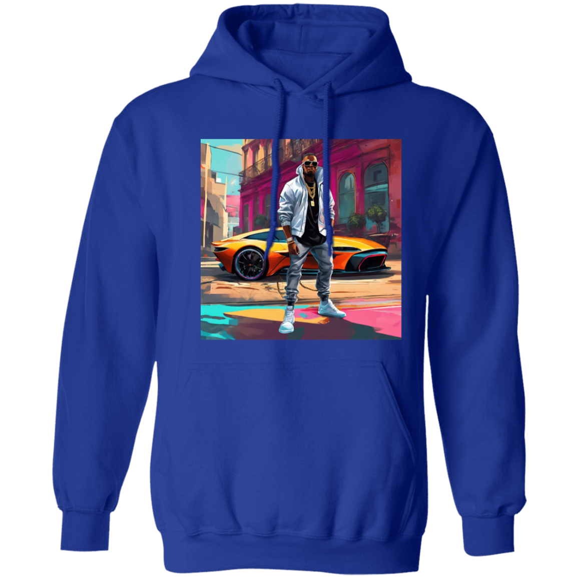 Hip Hop Pullover Hoodie 8 oz