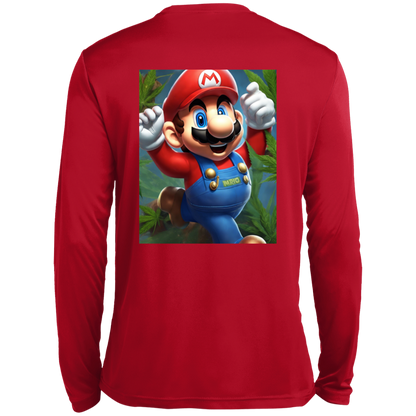 Branded 420 Mario Collection Men’s Long Sleeve Performance Tee