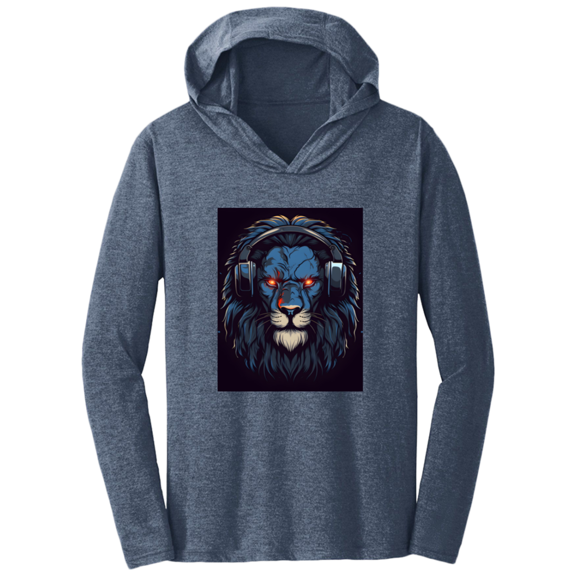 Urban Lion Triblend T-Shirt Hoodie