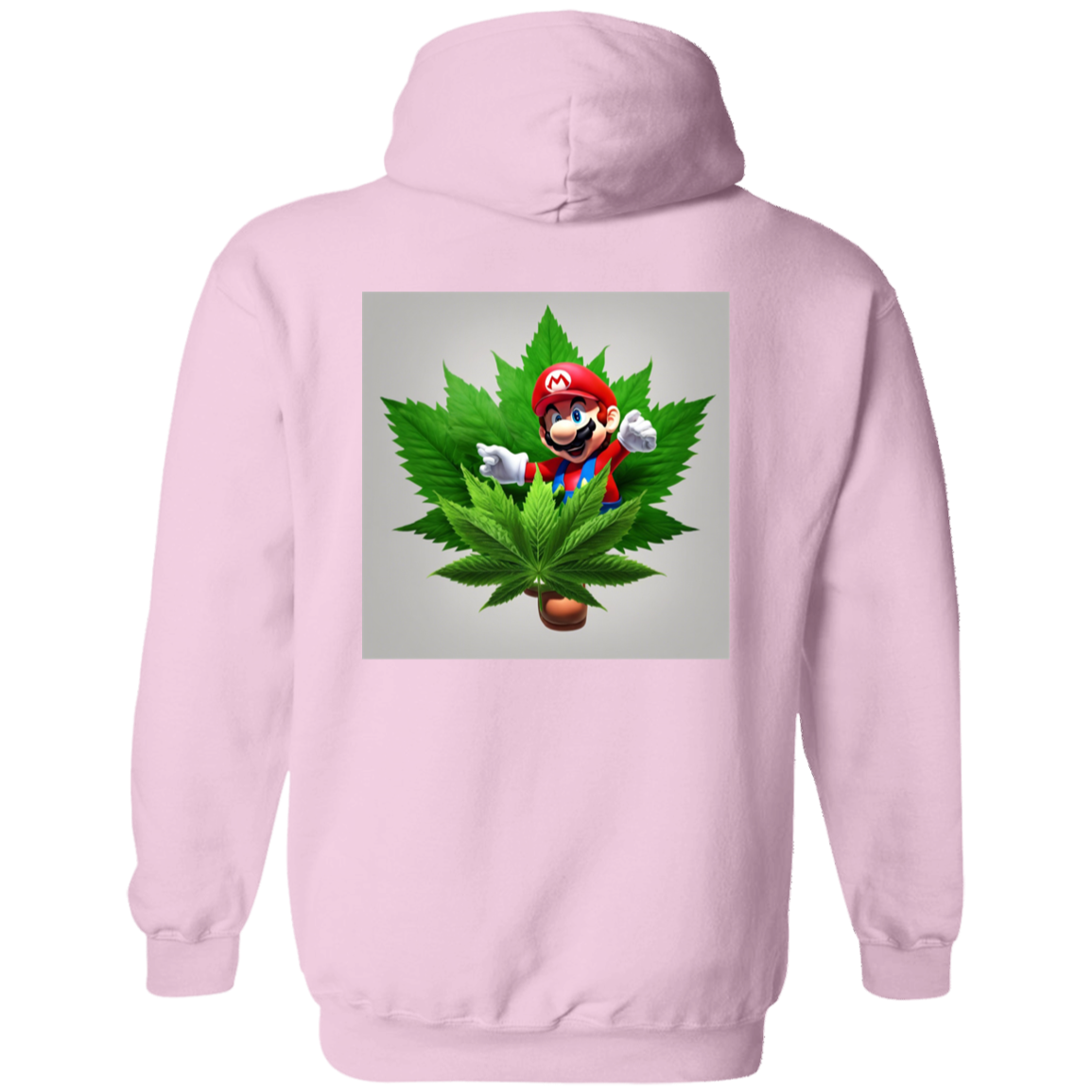 Branded Unisex 420 Mario Collection Pullover Hoodie 8 oz