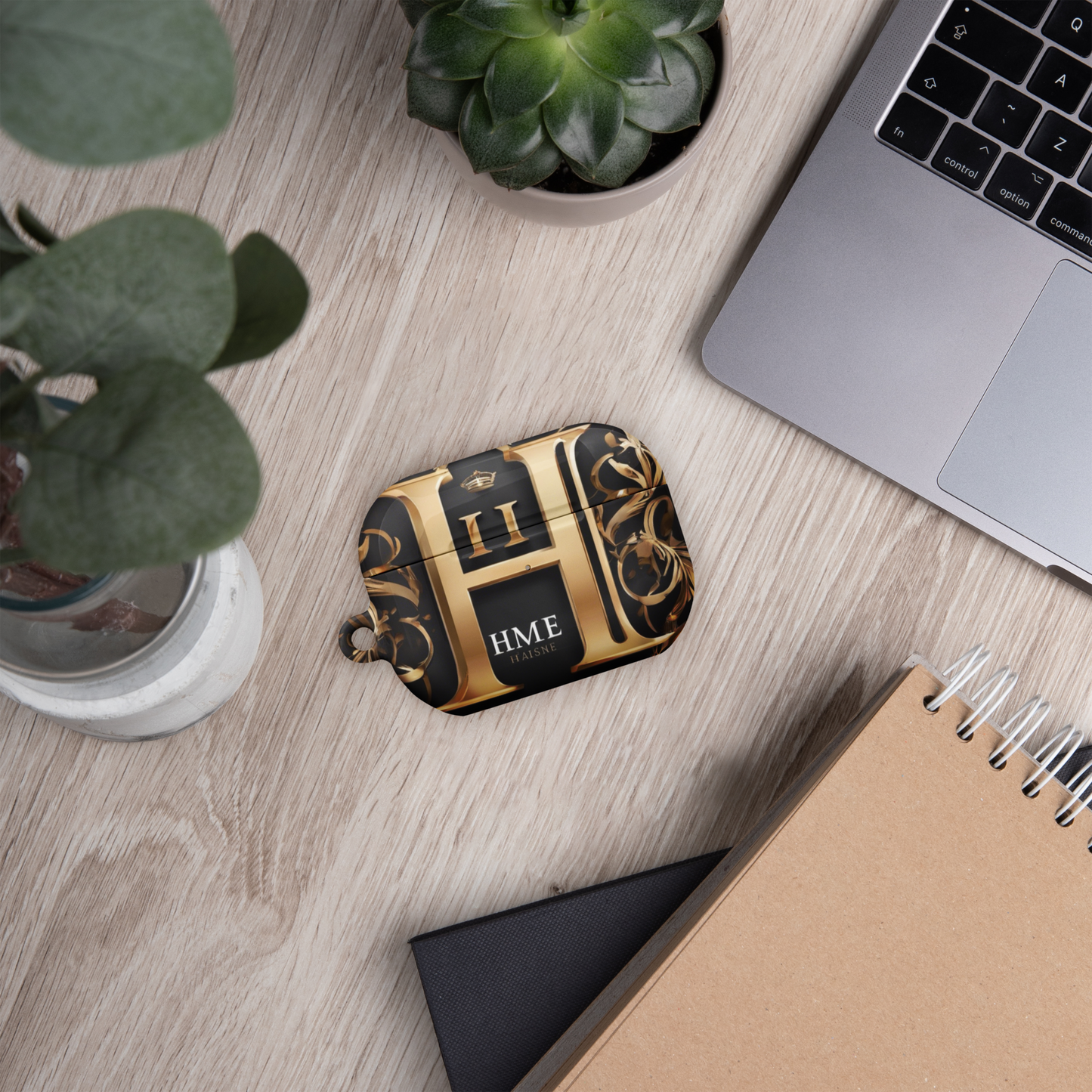 The Lou Collection Case for AirPods® (White Logo)