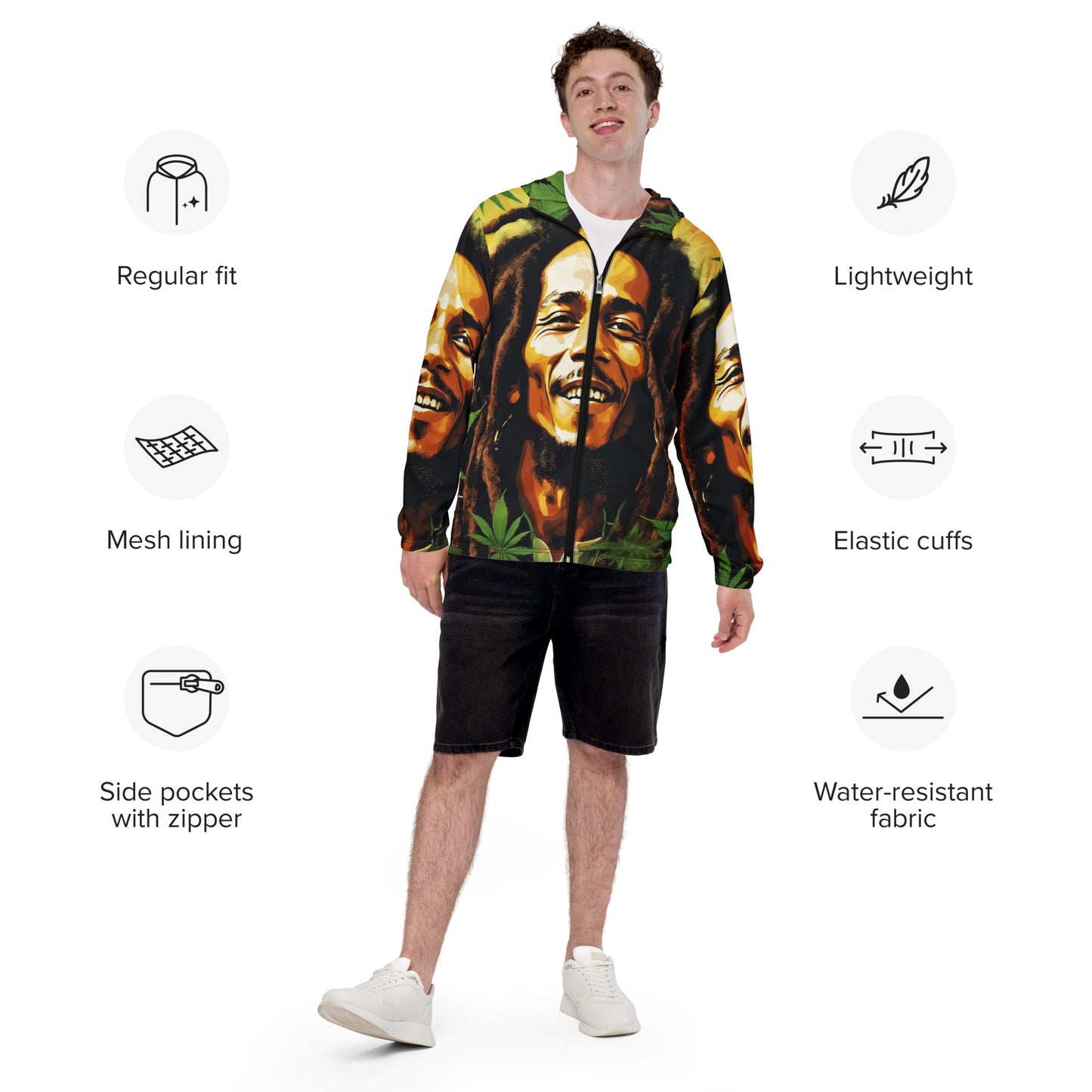 The 420 Marley Collection Men’s windbreaker