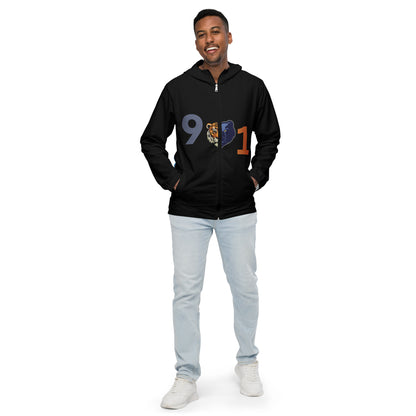 The Rep Yo City Collection Black Memphis (901) Unisex windbreaker