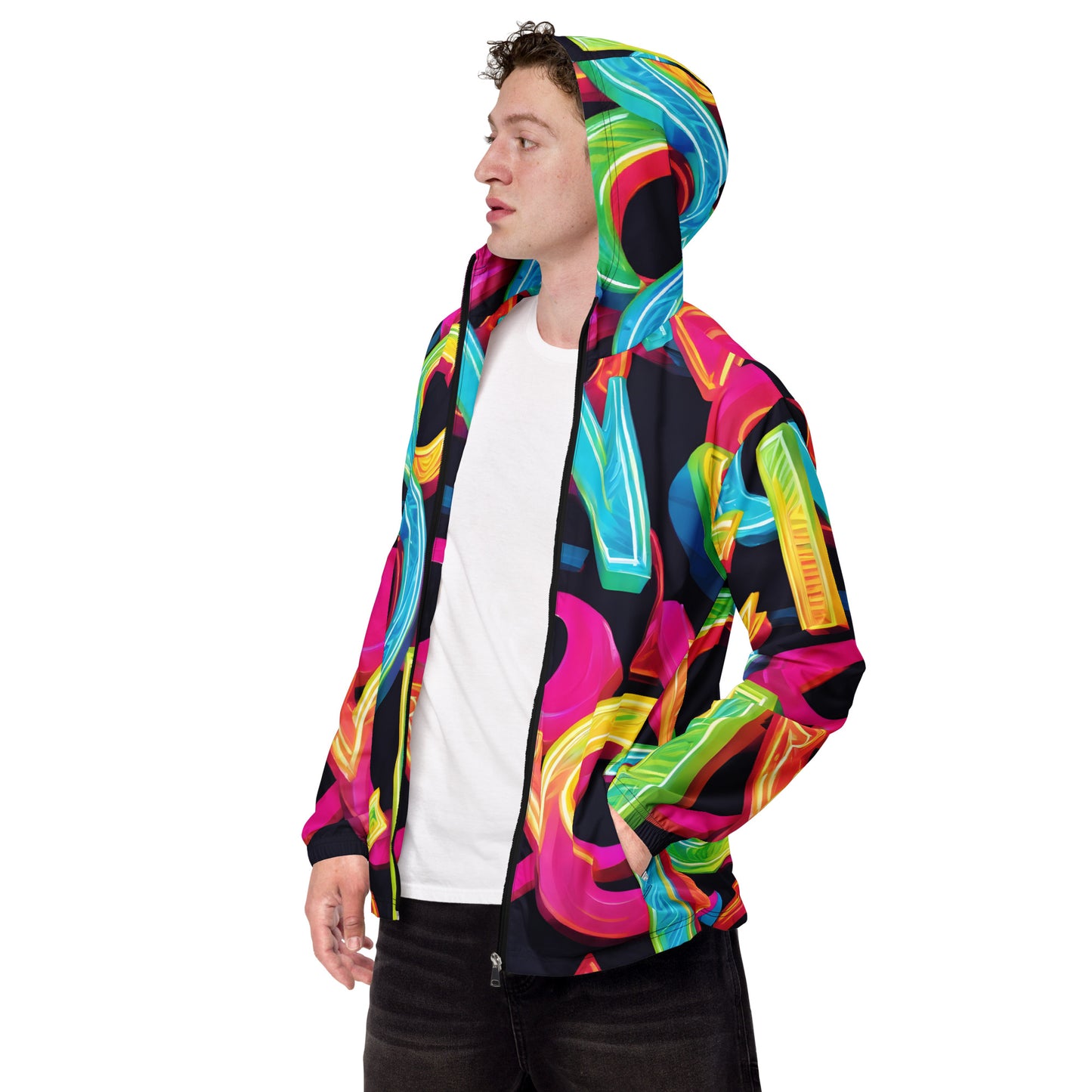 Neon Blast Men’s windbreaker