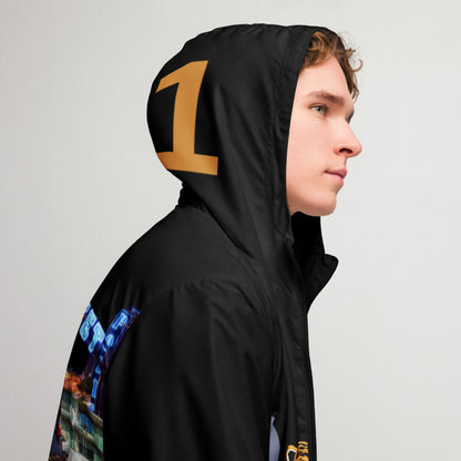 The Rep Yo City Collection Black Memphis (901) Unisex windbreaker