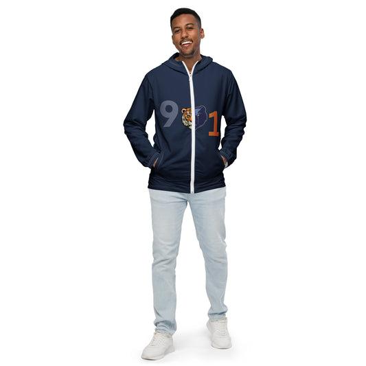 The Rep Yo City Collection Navy Memphis (901) Unisex windbreaker