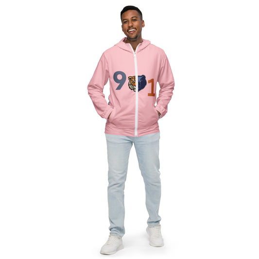 The Rep Yo City Collection Pink Memphis (901) Unisex windbreaker