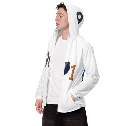 The Rep Yo City Collection White Memphis (901) Unisex windbreaker