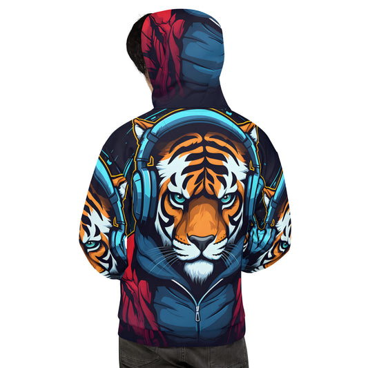 The Urban Tiger All over Unisex Hoodie