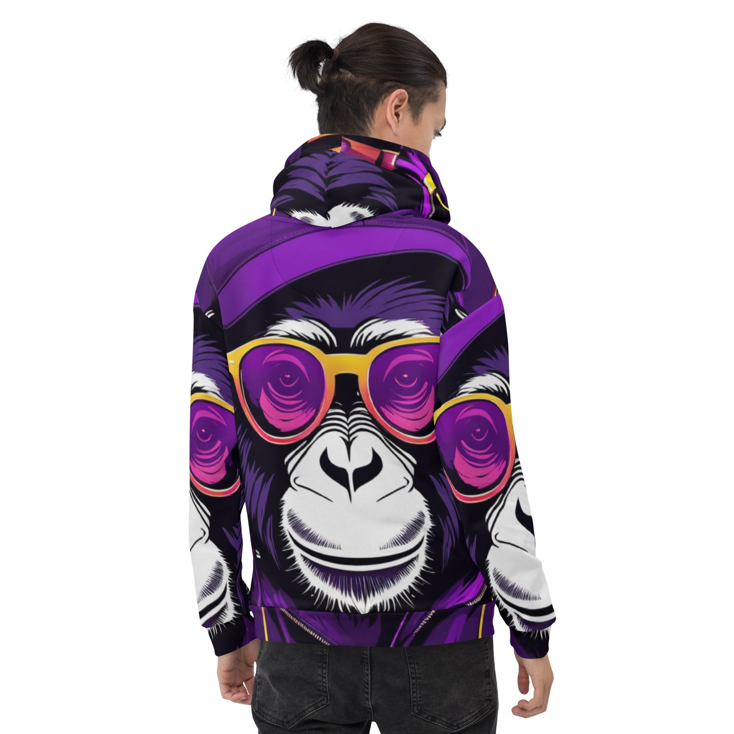 The Urban Monkey All Over Unisex Hoodie